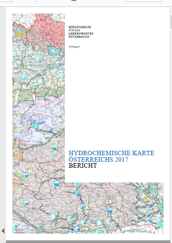 Hydrochemische Karte Österreichs