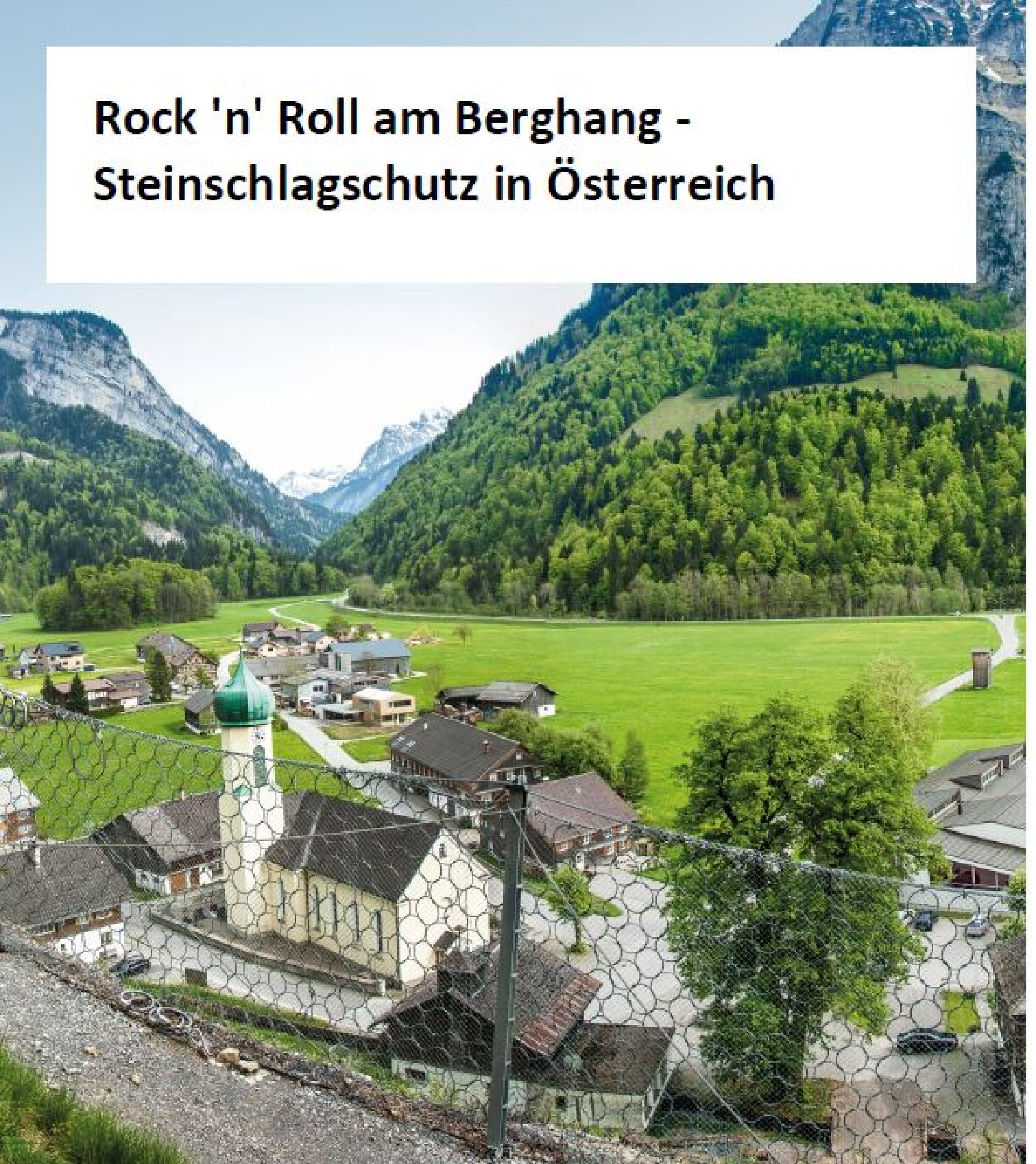 Steinschlagschutz in Österreich