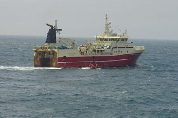 Fischereifahrzeug im Nordwestatlantik