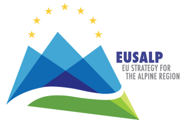 EUSALP-Logo - Makroregionale Europäische Union-Strategie für den Alpenraum-Logo