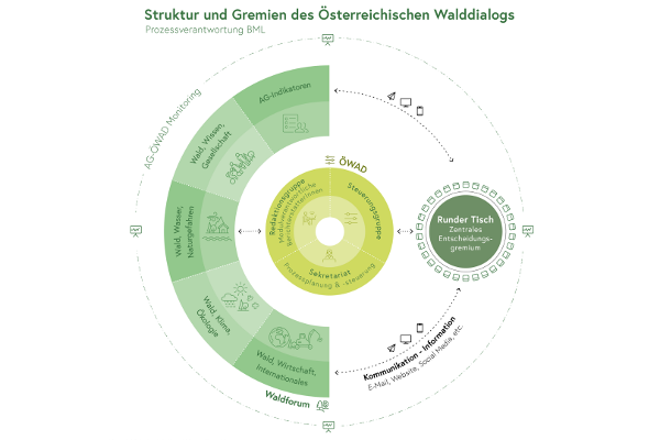 Struktur und Gremien des Walddialogs
