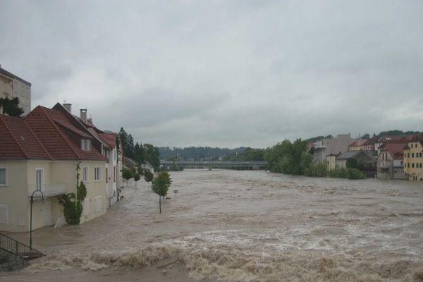 Hochwasser Steyer/Enns