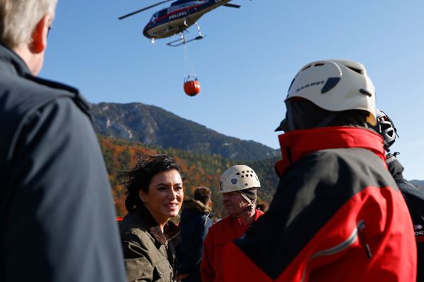 Größter Waldbrand des Jahres in Österreich in Hirschwang an der Rax