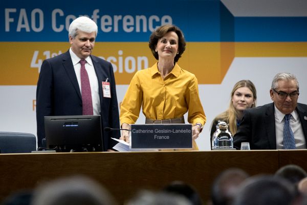 Europäische Union-Kandidatin Catherine Geslain-Laneelle