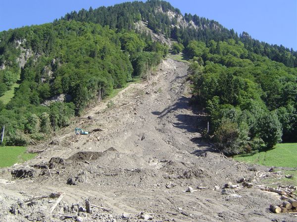 Mudslides in the Montafon