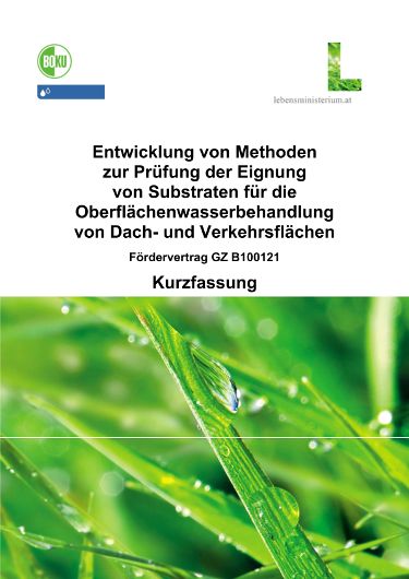 Entwicklung Methoden Oberflächenwasserbehandlung_ Kurzfassung_Fördervertrag_GZ B100121_Kurzfassung_15112013