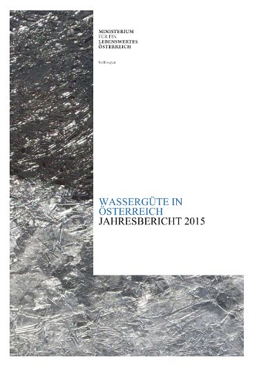 Wassergüte in Österreich, Jahresbericht 2015