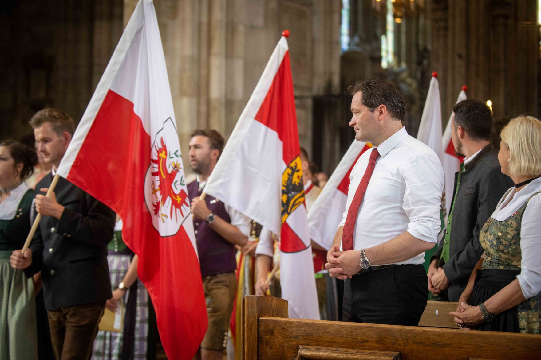 Bundesminister Norbert Totschnig nahm an der Festmesse im Stephansdom teil.