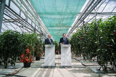 Statistik Austria Generaldirektor Tobias Thomas und Landwirtschaftsminister Norbert Totschnig haben in einer gemeinsamen Pressekonferenz die Ergebnisse der Agrarstrukturerhebung 2020 vorgestellt.