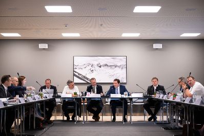 Besprechung aktueller landwirtschaftlicher Themen: Bundesminister Norbert Totschnig nahm an der Landesagrarreferenten-Konferenz in Vorarlberg teil.