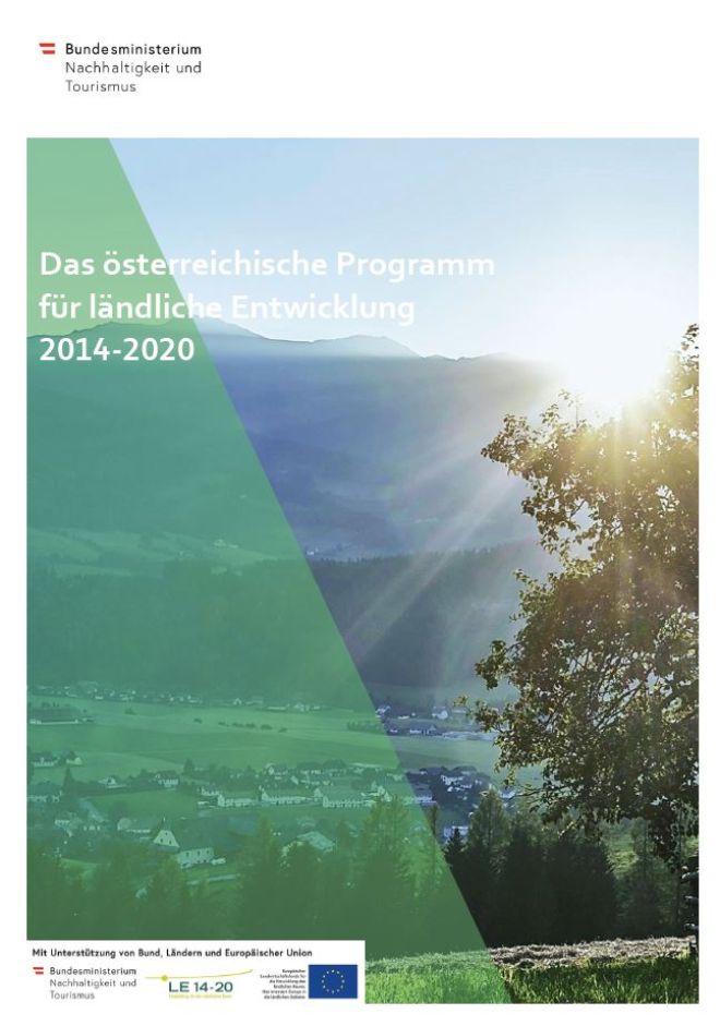 Coverbild, österreichische, Programm, Ländlichen, Entwicklung, 2014-2020