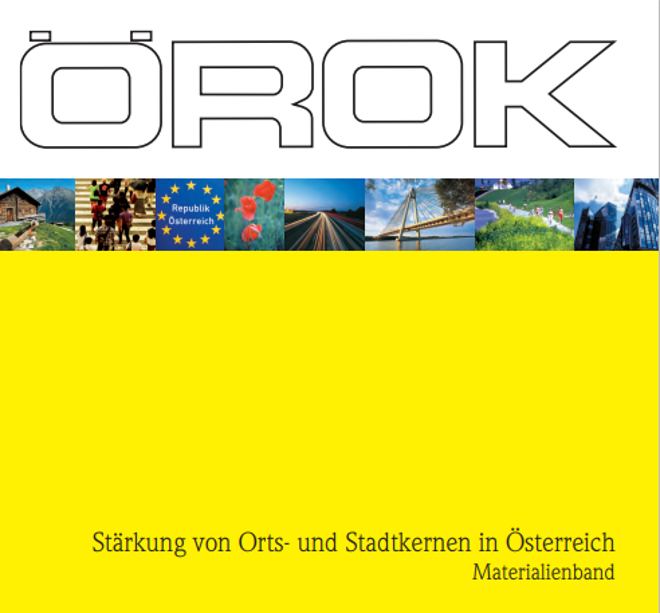 Titelbild der ÖREK-Partnerschaft zur Orts- und Stadtkernstärkung