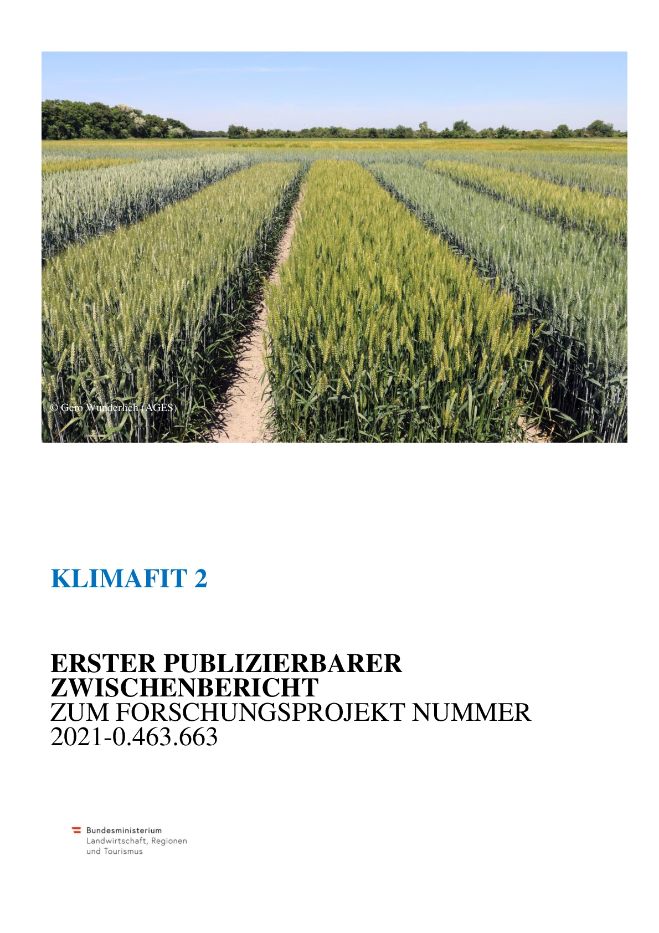 KLIMAFIT 2 - Erster Publizierbarer Zwischenbericht