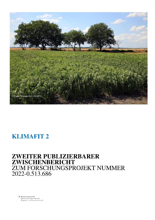 KLIMAFIT 2 - Zweiter Publizierbarer Zwischenbericht 
