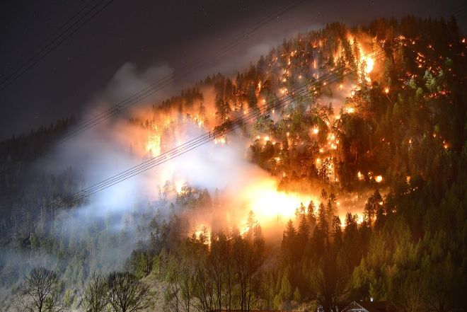 Waldbrand in Pinswang